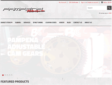 Tablet Screenshot of pampenamotorsports.com